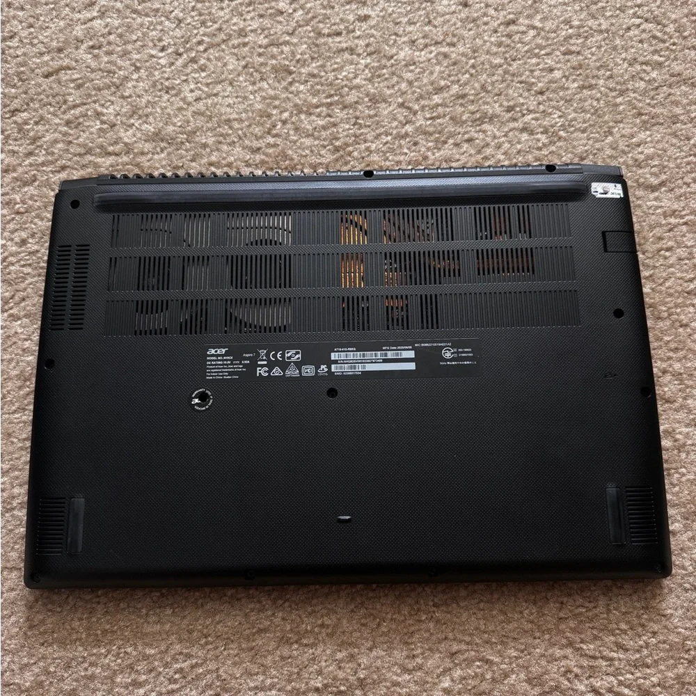 Acer Aspire 7 Ryzen 5 GTX 1650 16GB RAM
